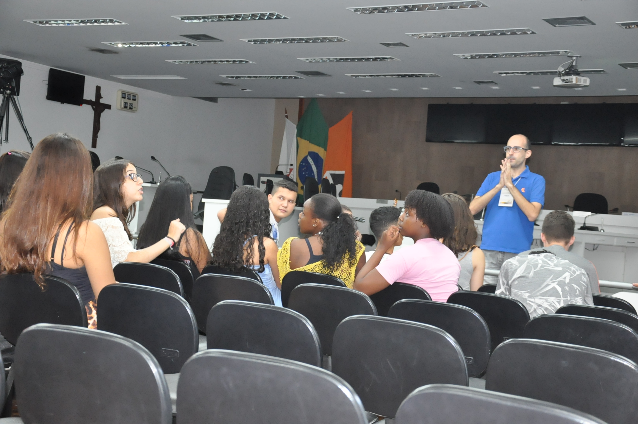 Plénario - 6° Aula da oficina do Parlamento Jovem 26-03-2018