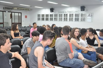 Plénario - 6° Aula da oficina do Parlamento Jovem 26-03-2018