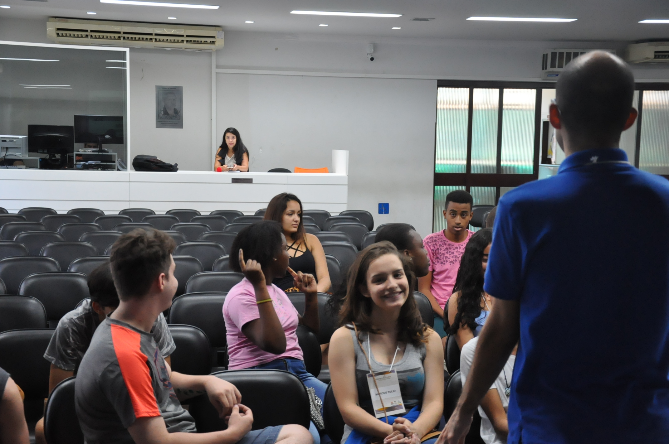 Plénario - 6° Aula da oficina do Parlamento Jovem 26-03-2018