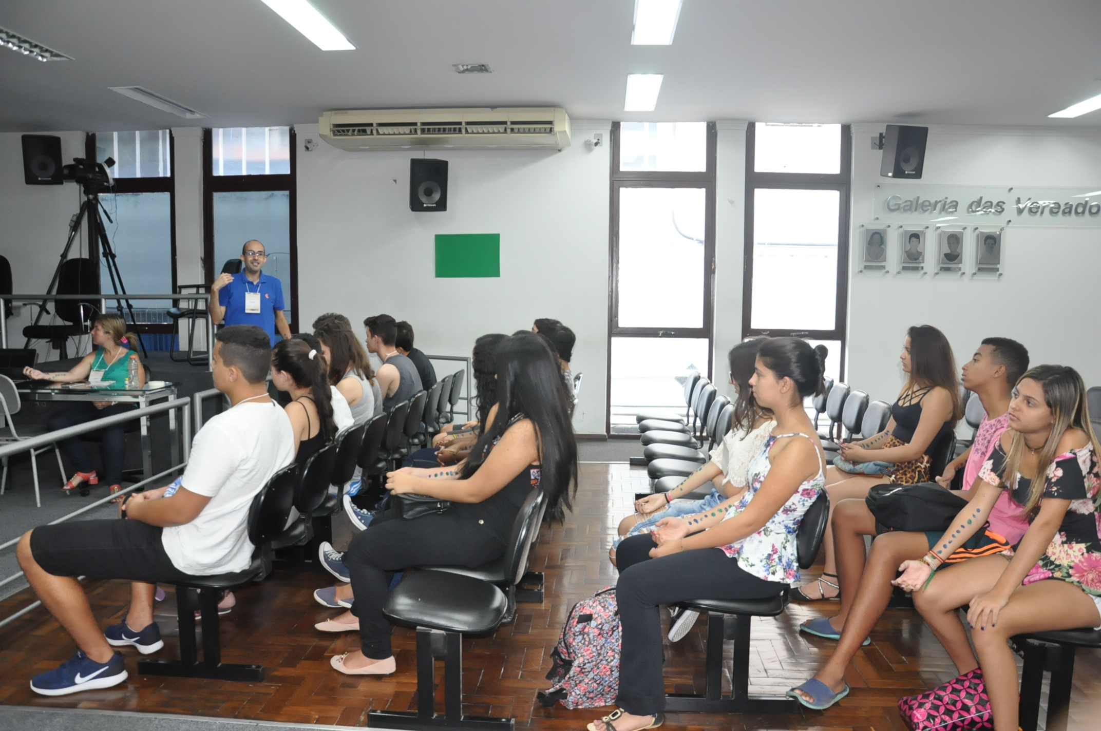 Plénario - 6° Aula da oficina do Parlamento Jovem 26-03-2018