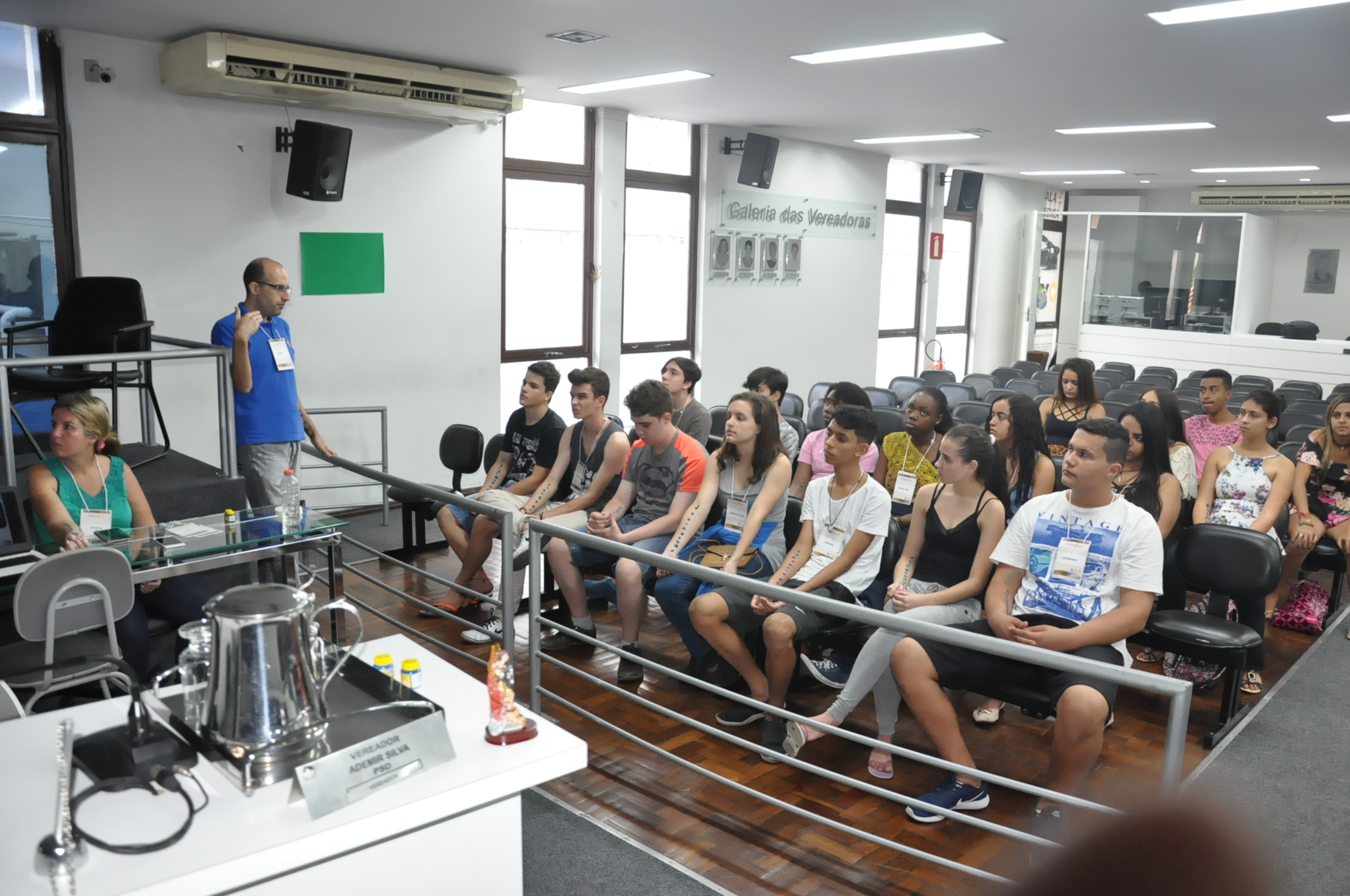 Plénario - 6° Aula da oficina do Parlamento Jovem 26-03-2018