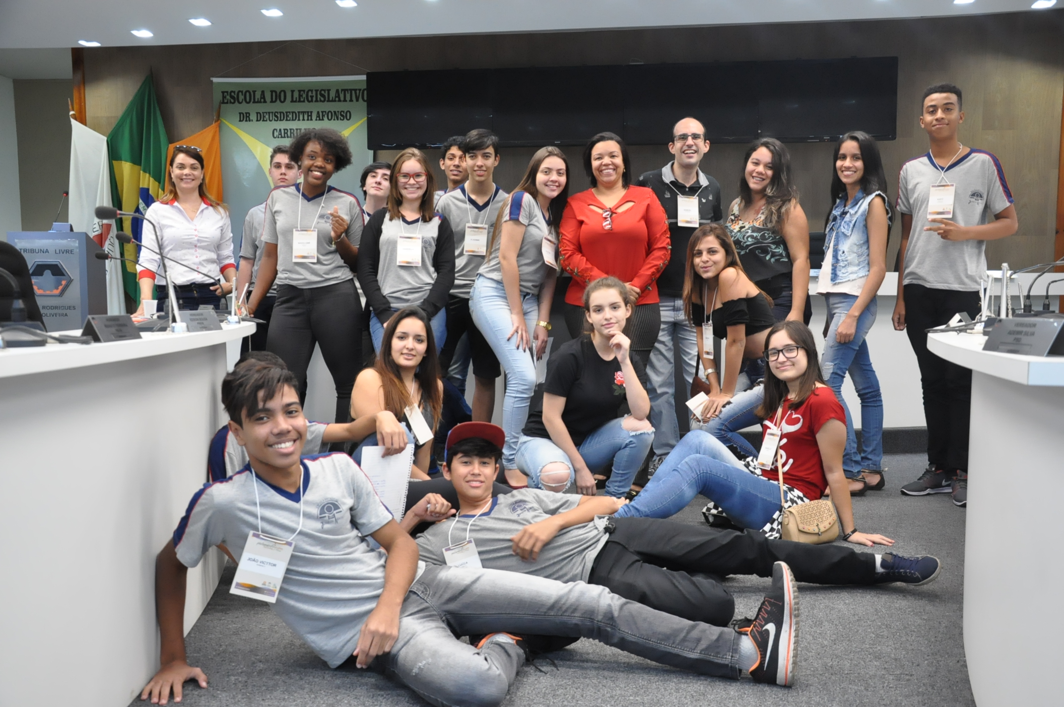 Plénario -Aula da Oficina do Parlamento Jovem 18-06-2018 