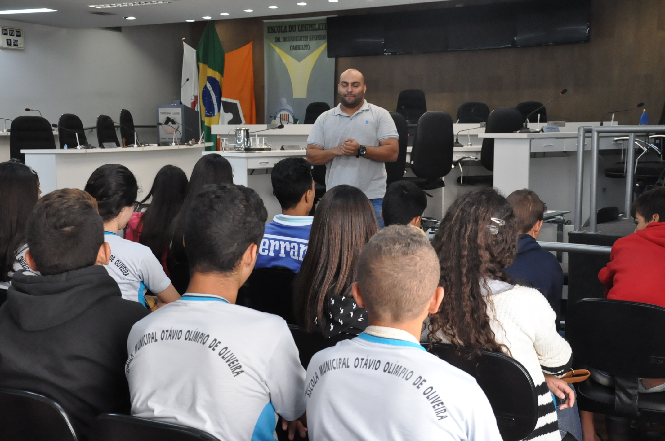 Plénario -Visitas das escolas Públicas