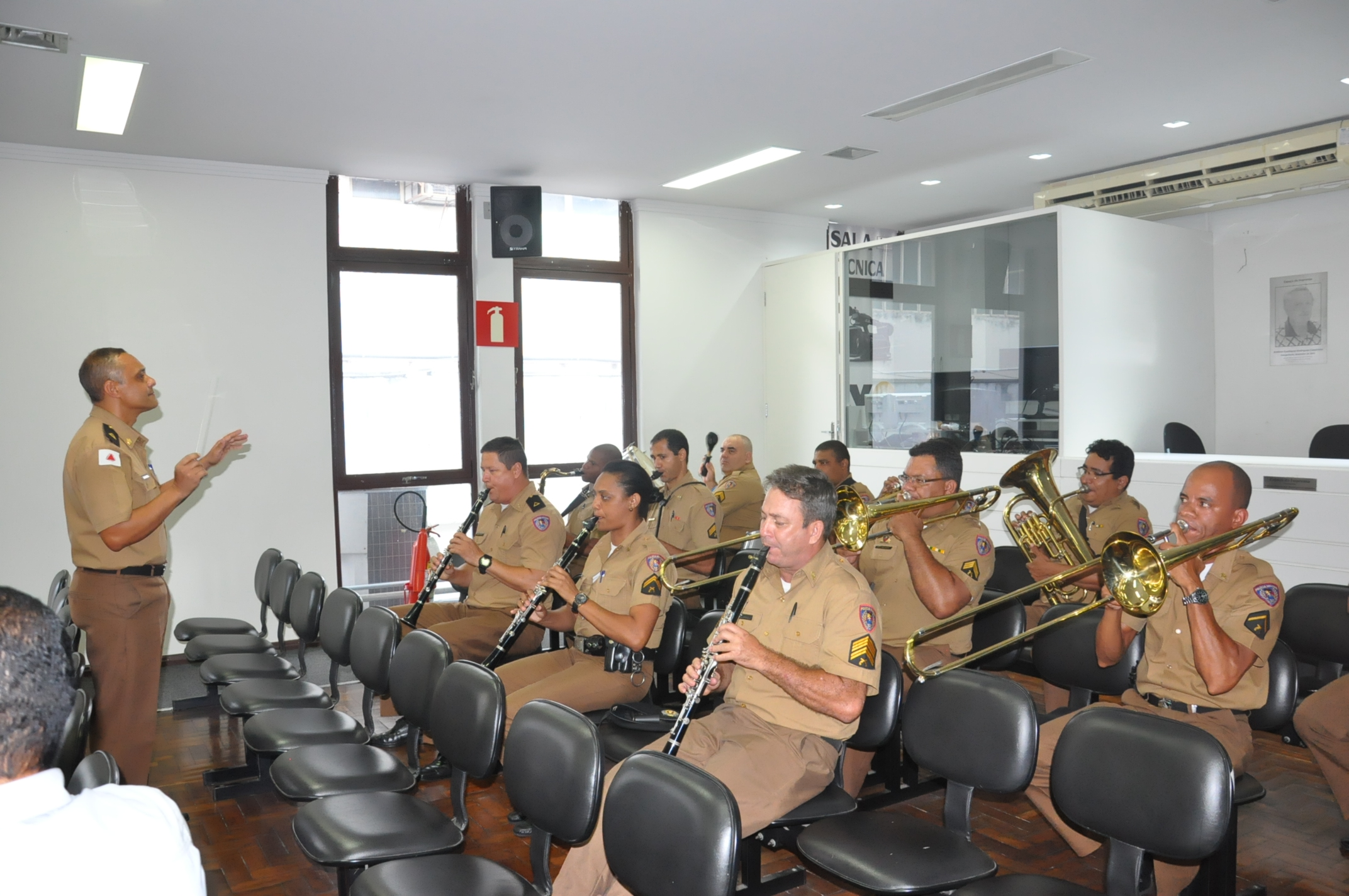 Banda da Policia Militar  - Moção Congraturatória 22-02-2018 