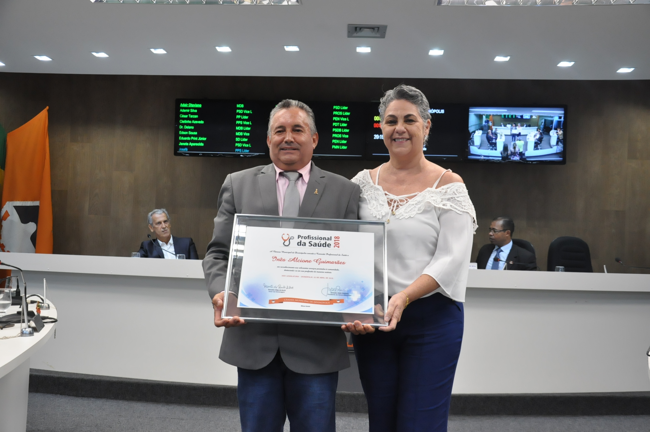 Ver. Nego do Buriti -Inês Alcione Guimarães -Homenagem Profissional da Saúde 05-04-2018 