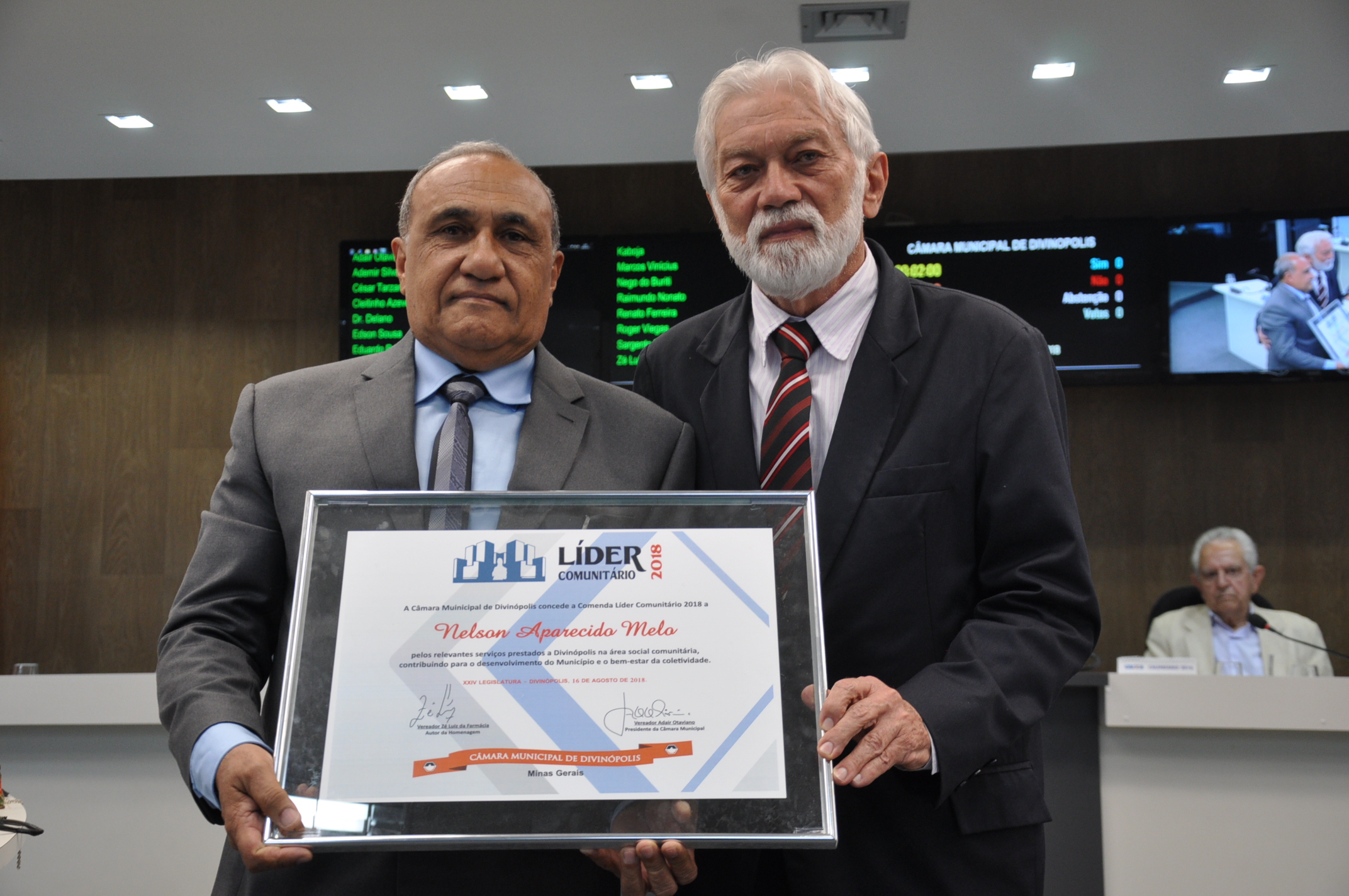 Ver. Zé Luiz - R Esp Lider Com - Nelson Aparecido Melo [16-08-2018]