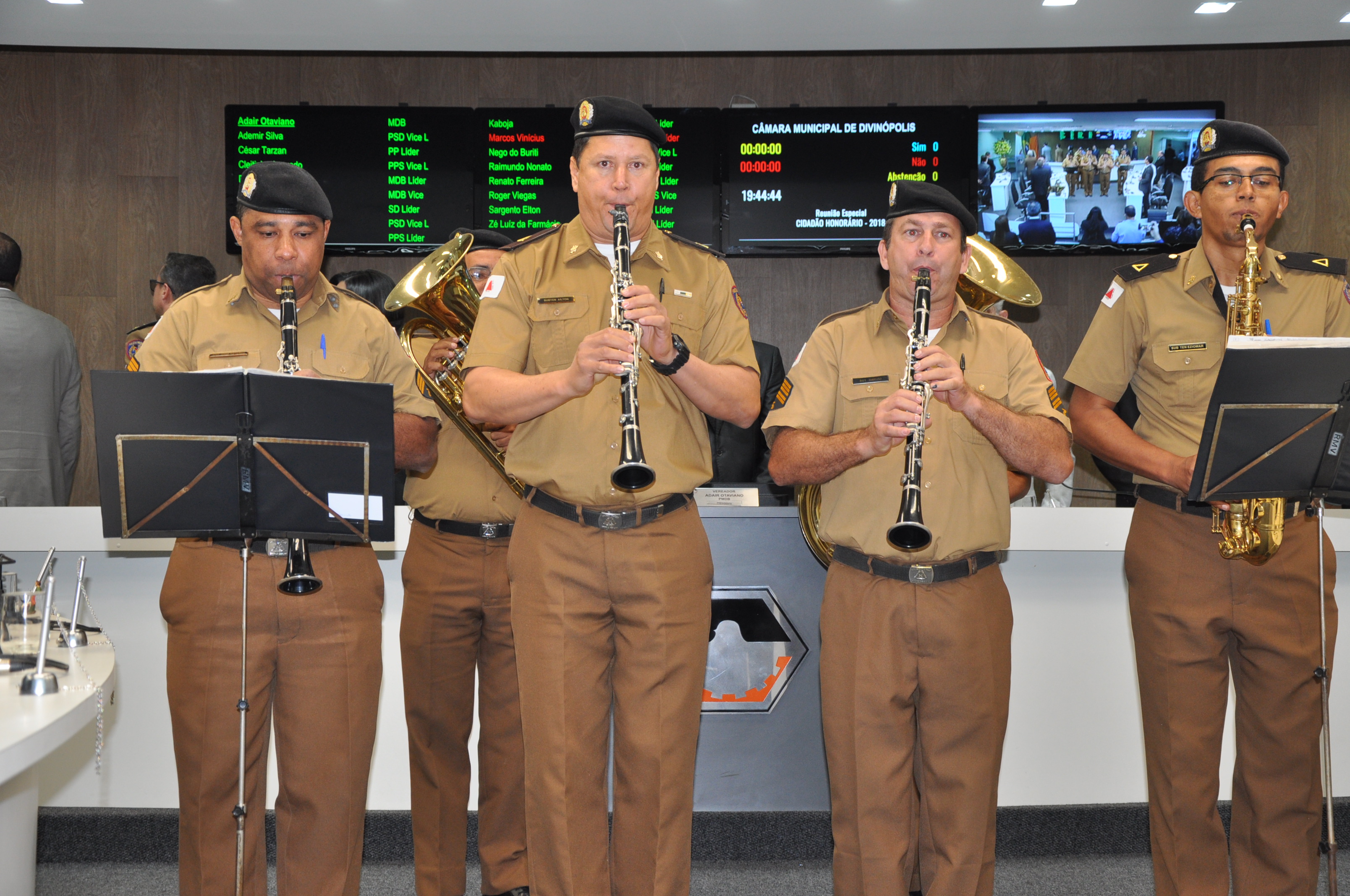 Banda da Policia Militar  - Cidadão Honorário 29-06-2018