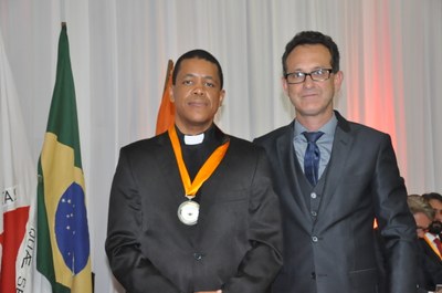 Ver. Ademir Silva -Padre Marcelo Francisco da Silva -Comenda Medalha Candides 25/05/2018