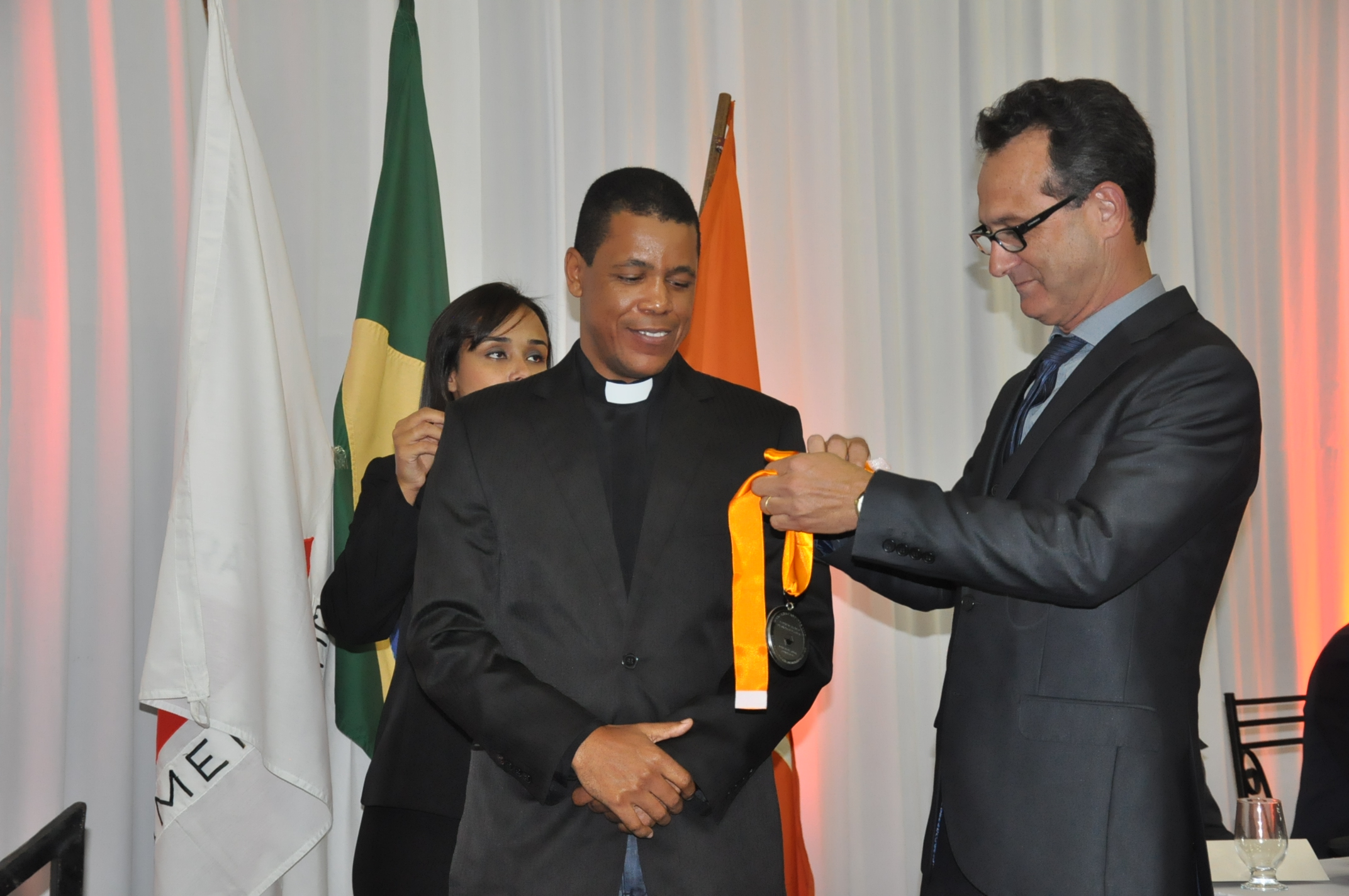 Ver. Ademir Silva -Padre Marcelo Francisco da Silva -Comenda Medalha Candides 25/05/2018