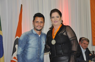 Ver. Cleitinho Azevedo  - Sandra Maria Teodora Amaral -Comenda Medalha Candides 25/05/2018