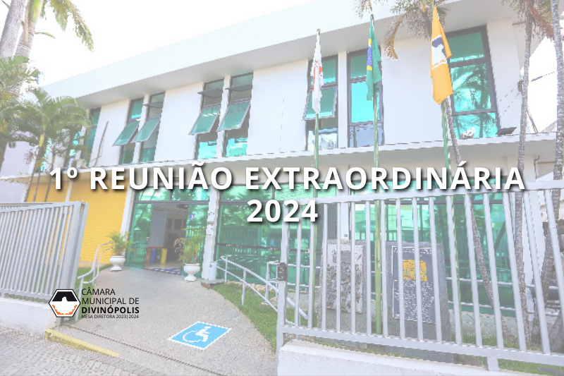 1ª Extraordinária do ano tem quatro projetos pautados