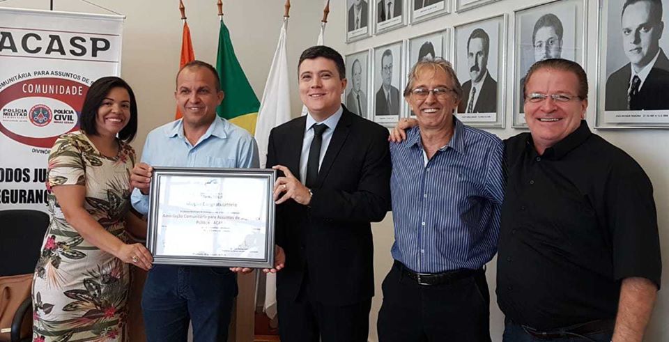 Acasp recebe Moção Congratulatória da Câmara de Divinópolis 