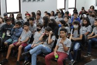 Câmara recebe visita de Estudantes