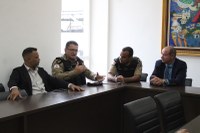 Câmara se reúnem com representantes da Polícia Militar