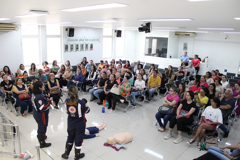 Escola do Legislativo da Câmara promoveu Curso de Primeiros Socorros