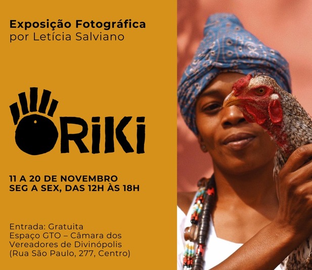 "Oriki – Fotografia Documental de Terreiro" celebra a herança afro-brasileira em Divinópolis