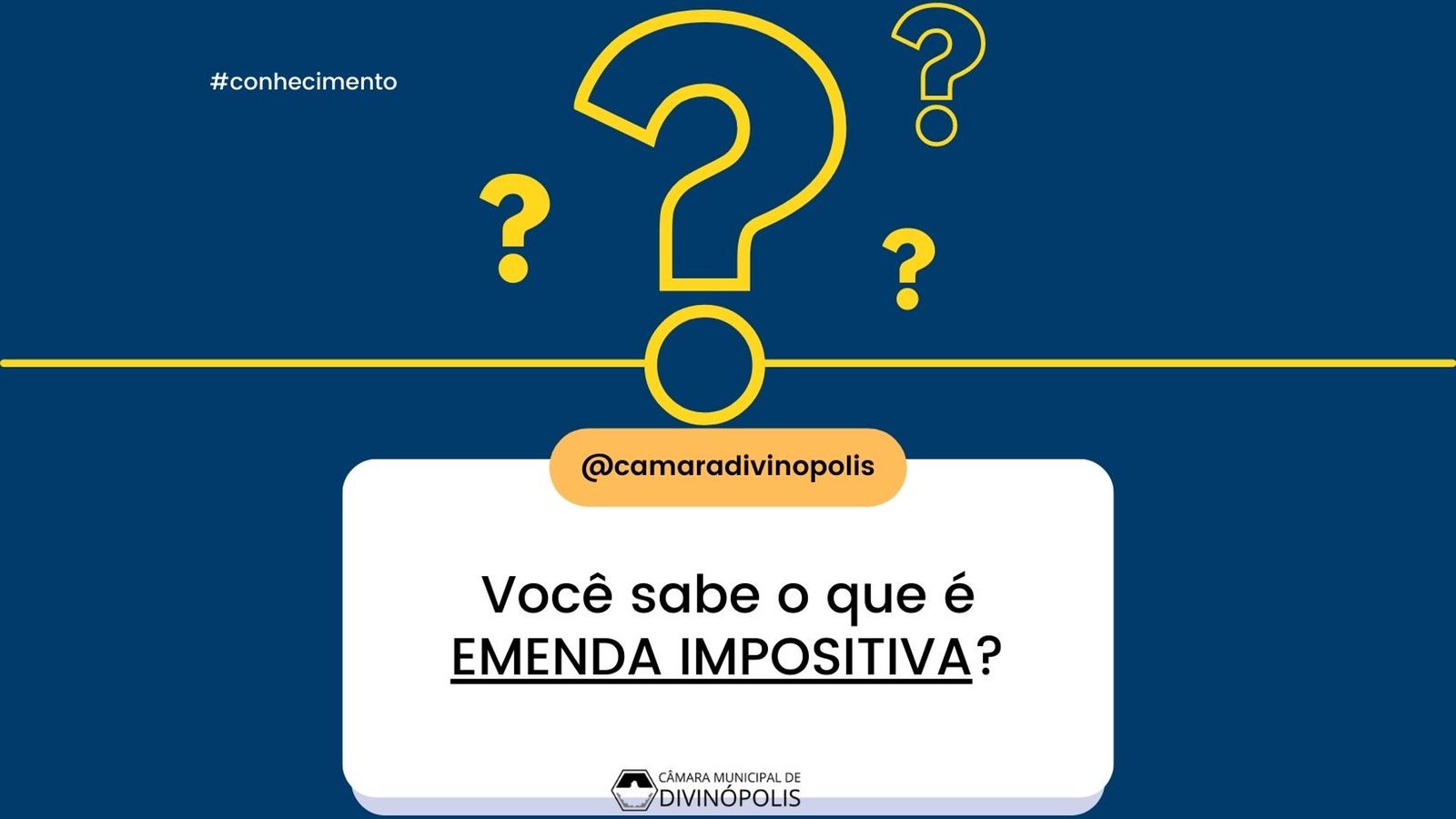 Workshop sobre emendas impositivas será realizado na sexta-feira